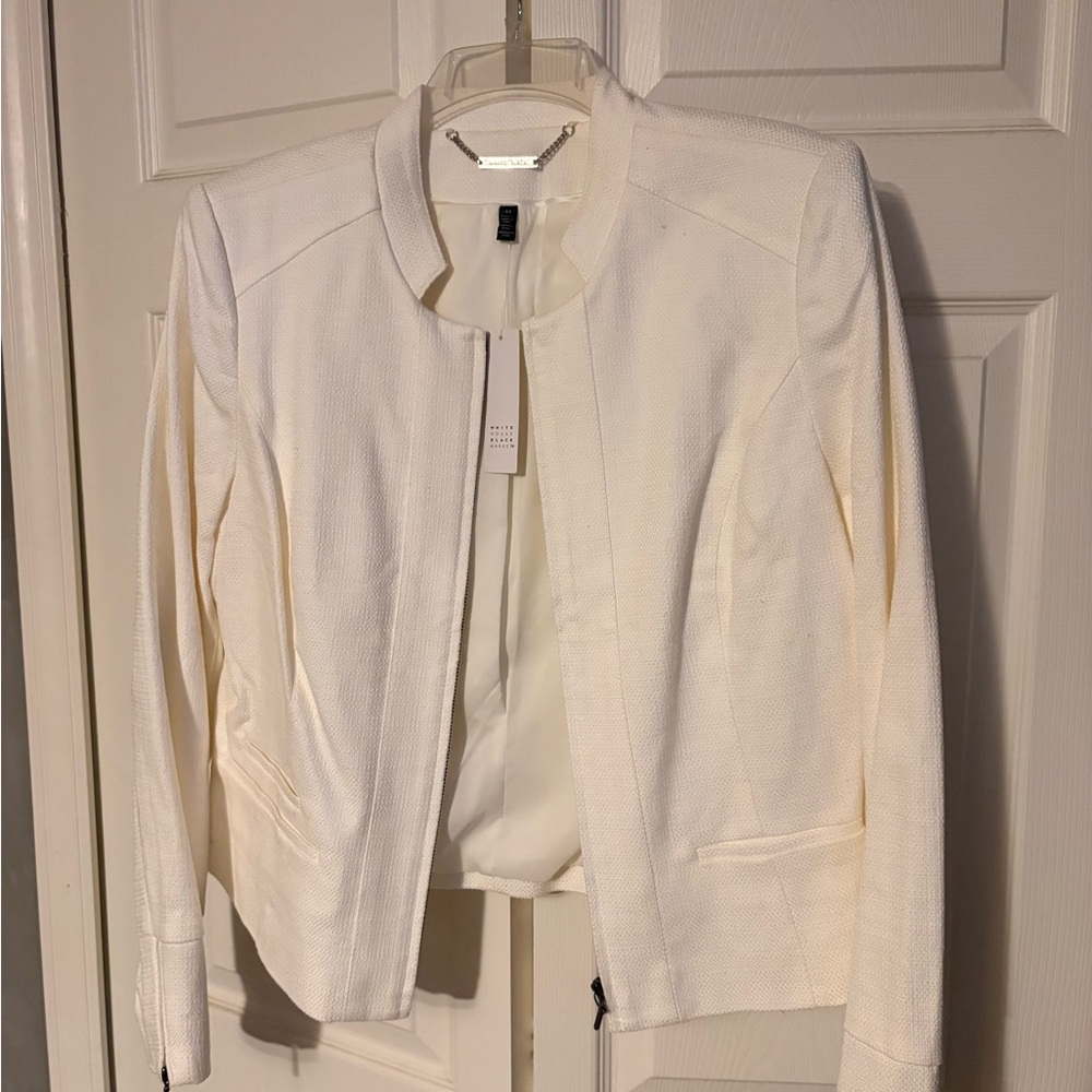 BRAND NEW: White House Black Market Cream Women's Blazer